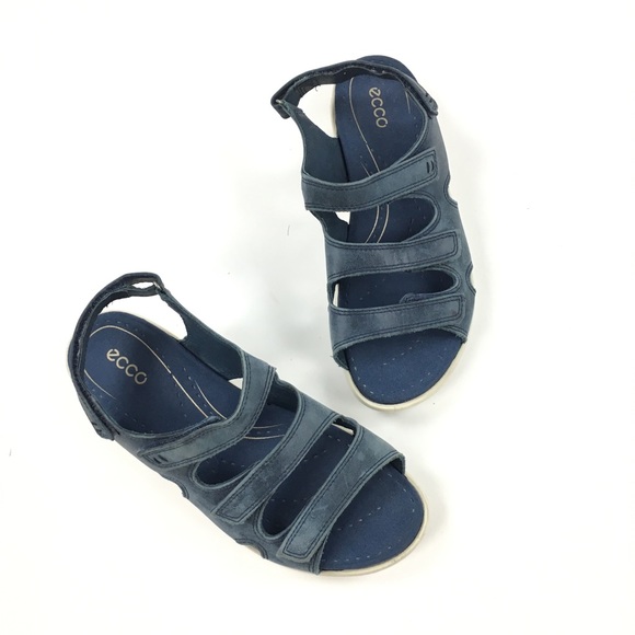 ecco blue sandals